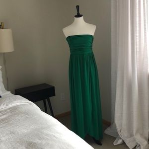 Hive and Honey strapless maxi dress.